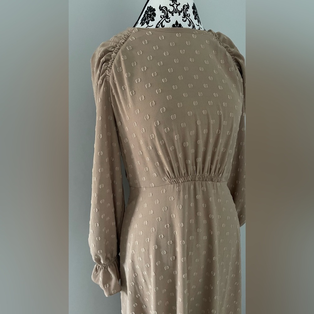 Taupe maxi dress Abaya Islamic clothing Islamic attire dress long sleeve modest - Picture 3 of 5